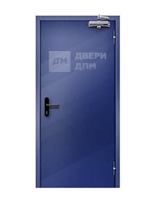 Однопольная глухая противопожарная дверь ДПМ-01 EI-15 без порога