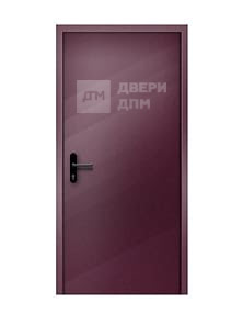 Противопожарная дверь глухая ДПМ-01 EI-60 однопольная со скрытыми петлями